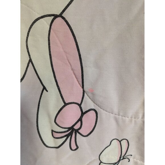 Vintage Precious Moments Ballerina Twin Comforter W/ Ruffle Edge - Picture 4 of 5